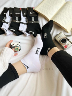 جوراب مچی نایک سفید مشکی